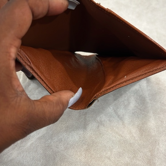 Louis Vuitton Monogram Canvas Portfolio Kiss-Lock Snap Coin Cash Card Wallet - Picture 7 of 9